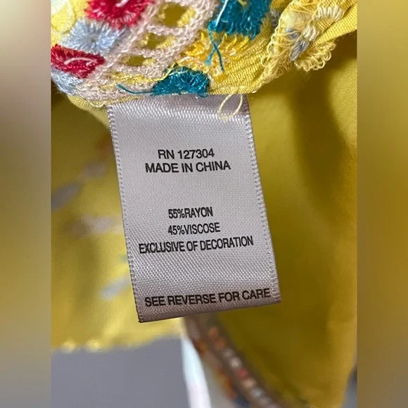 John Mark Women's M Colorful Multi Pattern Blouse - Picture 5 of 7